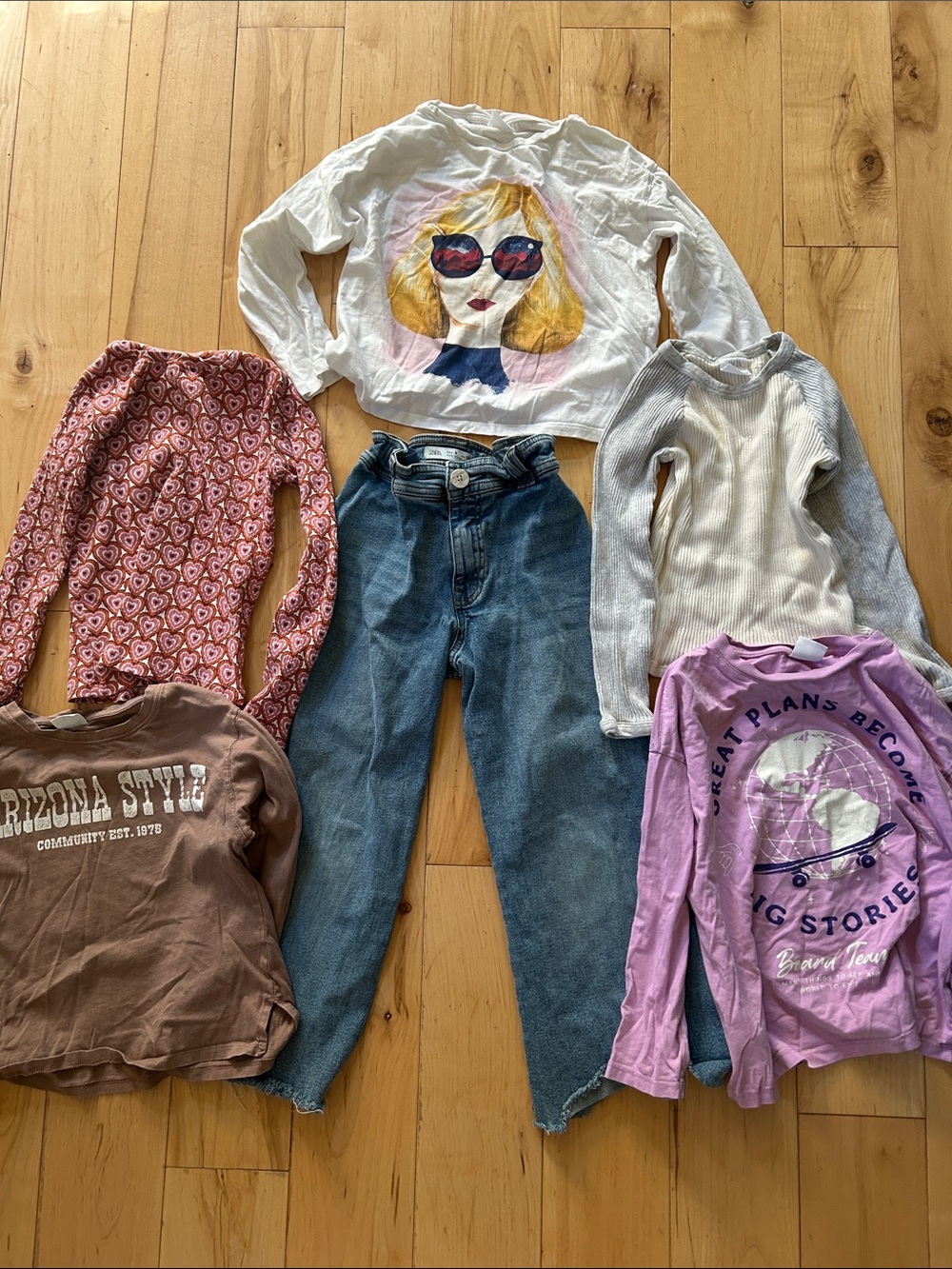 Zara long of 6 fall/winter items 9Y